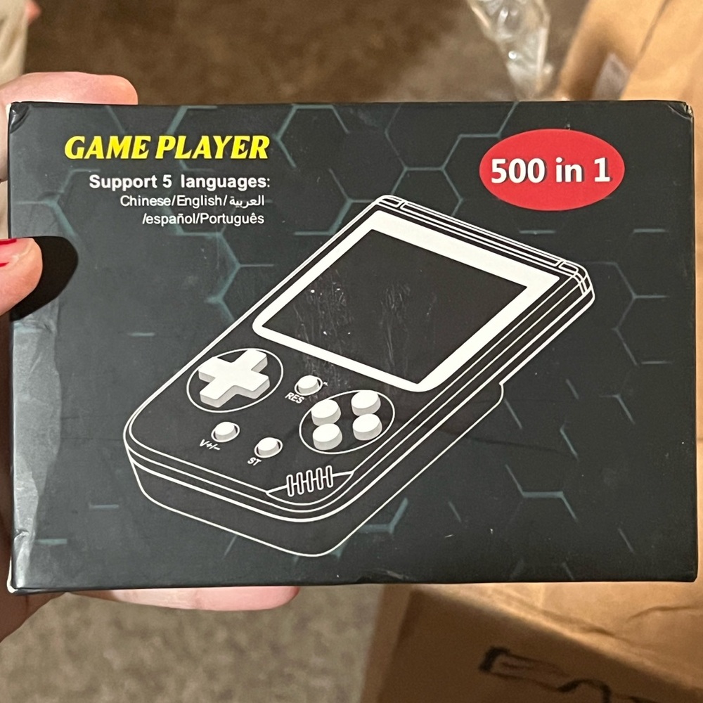 Game Player Handheld Console - Black